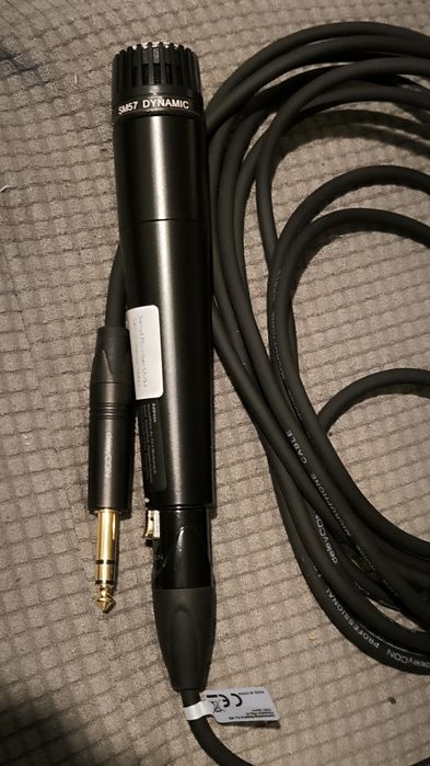 Microfone com cabo (5m) como novo