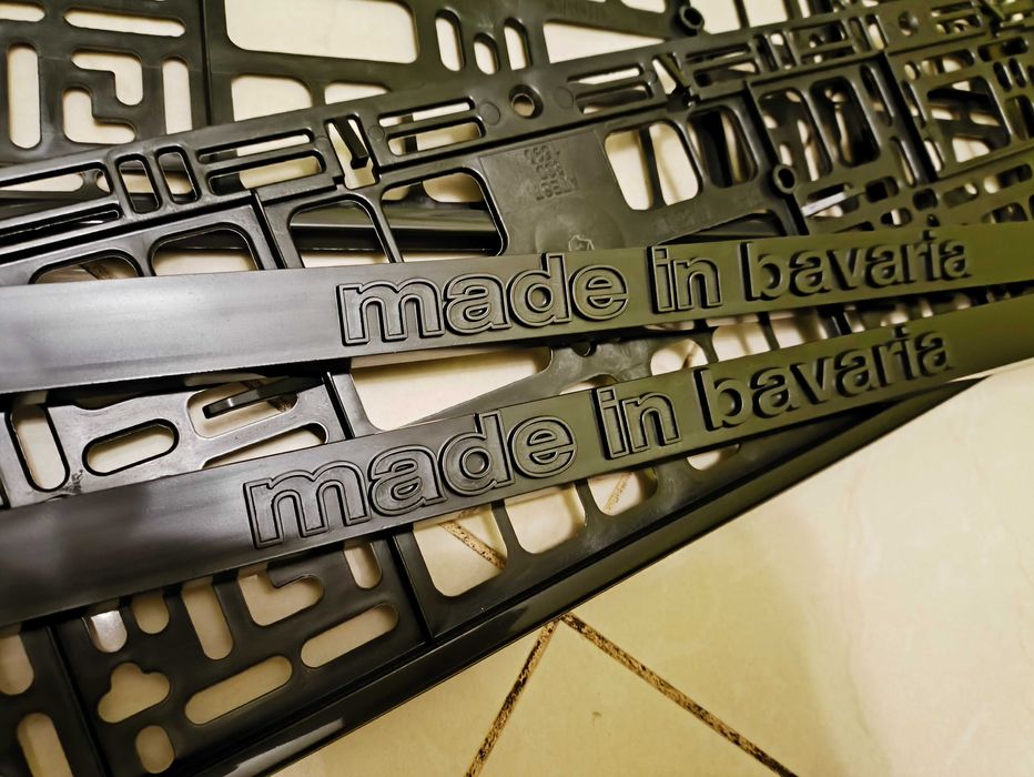 Made in Bawaria Ramki Do Tablic Rejestracyjnych PREMIUM