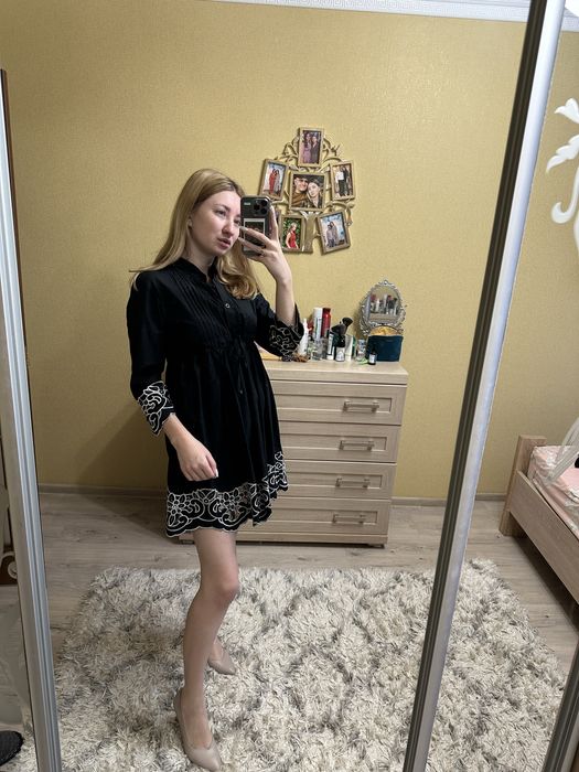 Сукня з куліскою на талії/плаття