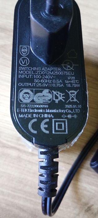 Zasilacz ładowarka Rowenta X-Pert 6.60 Smart  odkurzacz