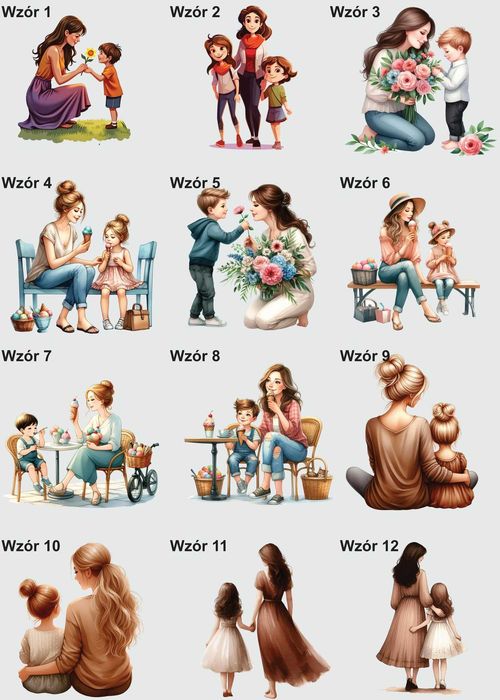 Drzewo bonsai mech 3D stojące Dzień Mamy dla mamy 30 wzorów i 27x25