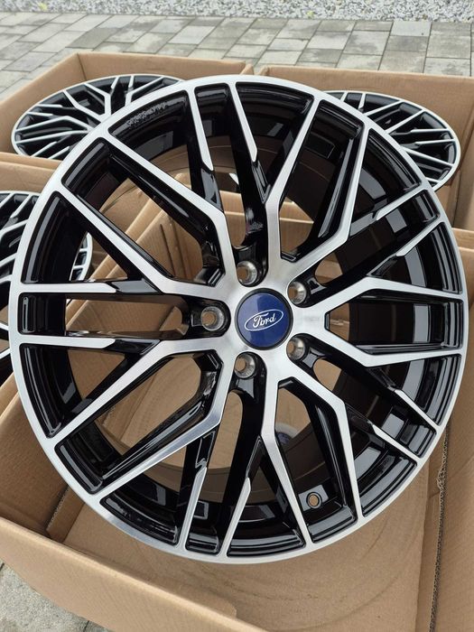 #RS4 Alufelgi R17 5x108 Ford Focus Mondeo Transit Nowe TPMS śruby
