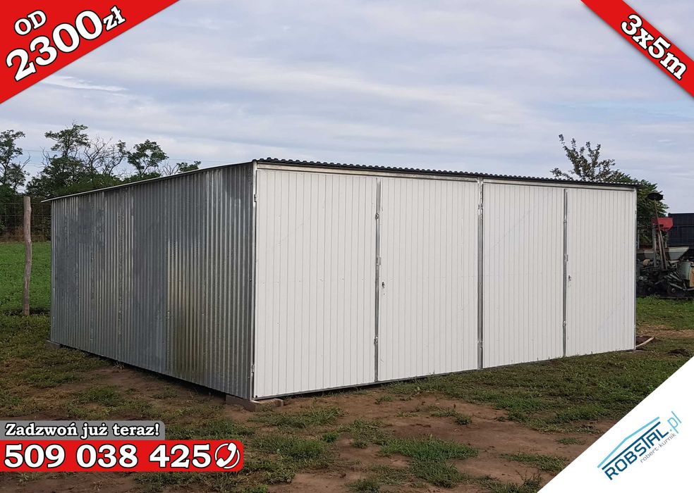Blaszak na Budowę 3x5m II GATUNEK