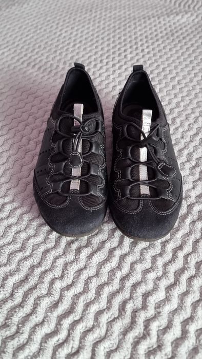 Czarne Półbuty Ecco