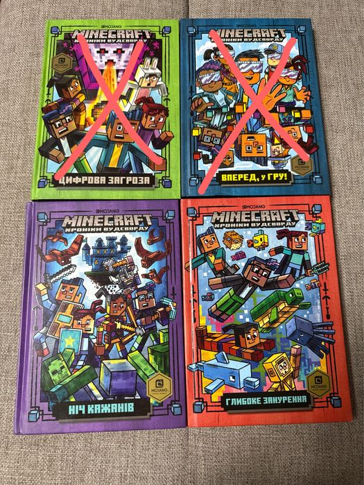 Книги для хлопчиків Minecraft