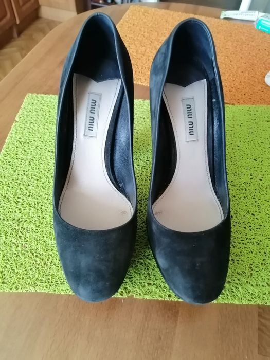 Продам чорні завшеві туфлі від бренду Miu Miu