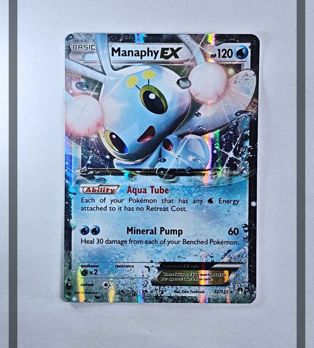 Manaphy Ex 32/122 BKP Pokemon ENG-NM
