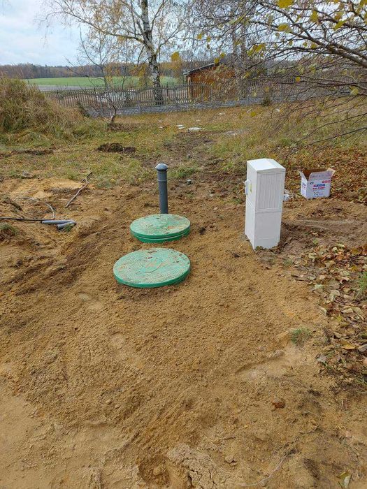 Modernizacja przerobienie szamba na oczyszczalnię