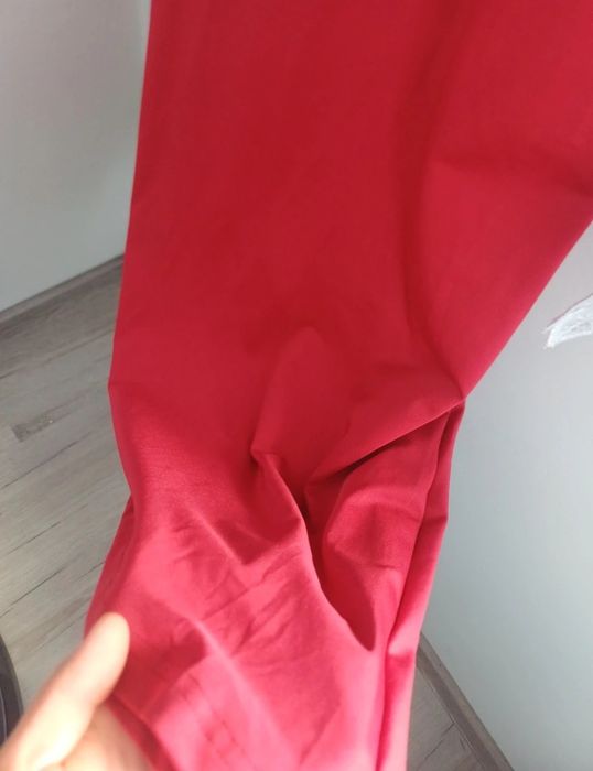 Sukienka dluga z dużym kwiatowym wzorem M