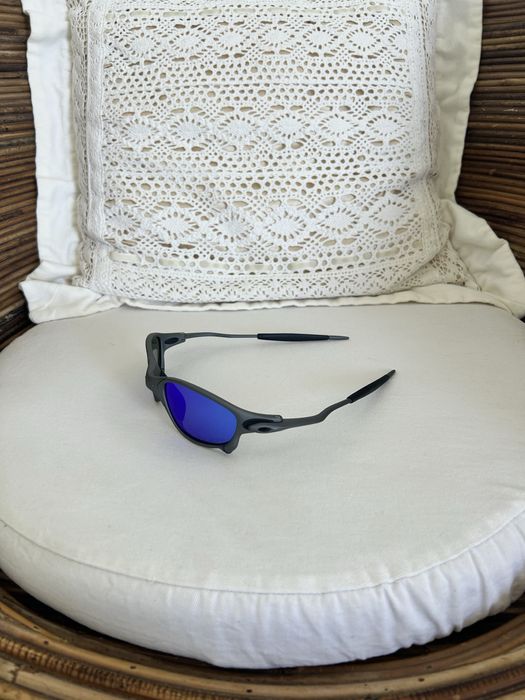 Óculos juliet cinza e azuis (metal)