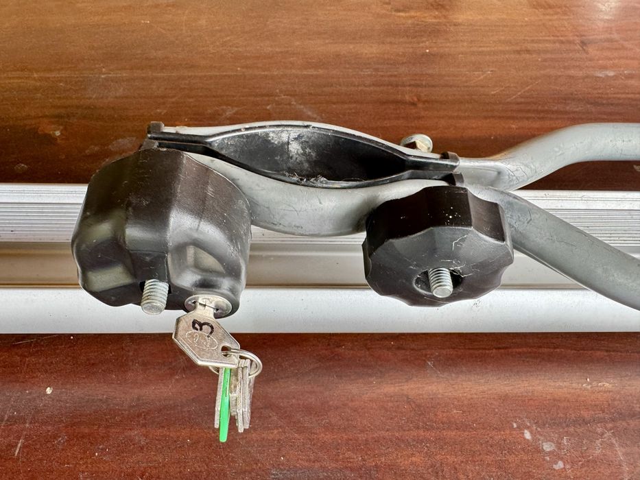 Uchwyt rowerowy bagażnik rynny aluminiowy