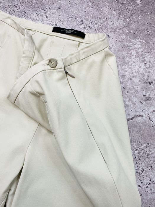 Женские белые айвори брюки штаны Max Mara M/L молочные
