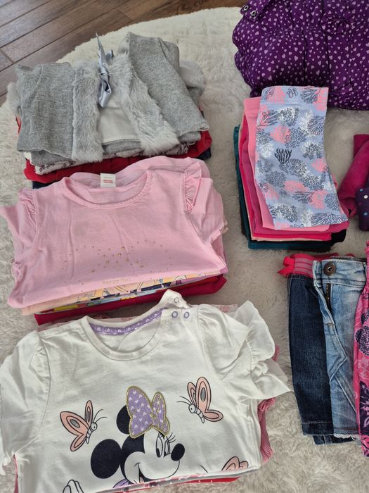 Mega paczka ubrań dla dziewczynki rozmiar 98