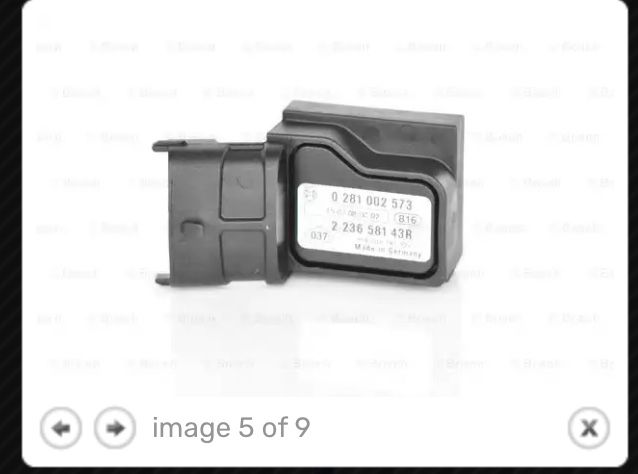 BOSCH датчик надуву турбіни Renault 1.5 dci - 2.5 dci