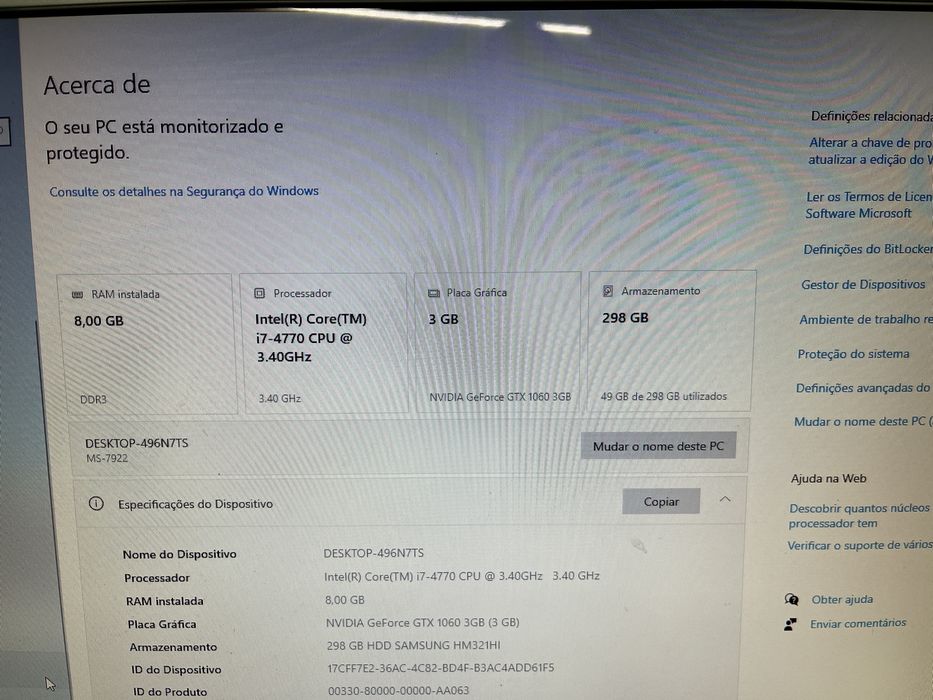 Pc gaming Asus  G5x1060
