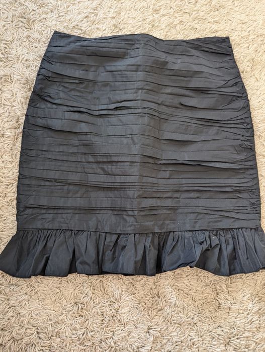 Minissaia drapeado e folho