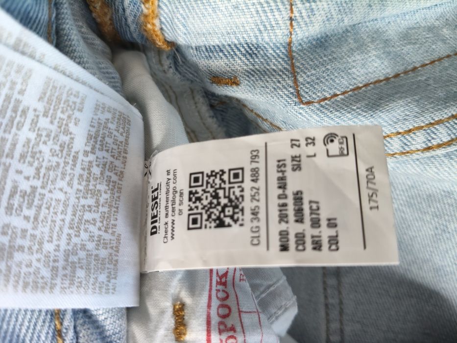 Jeansy damskie Diesel