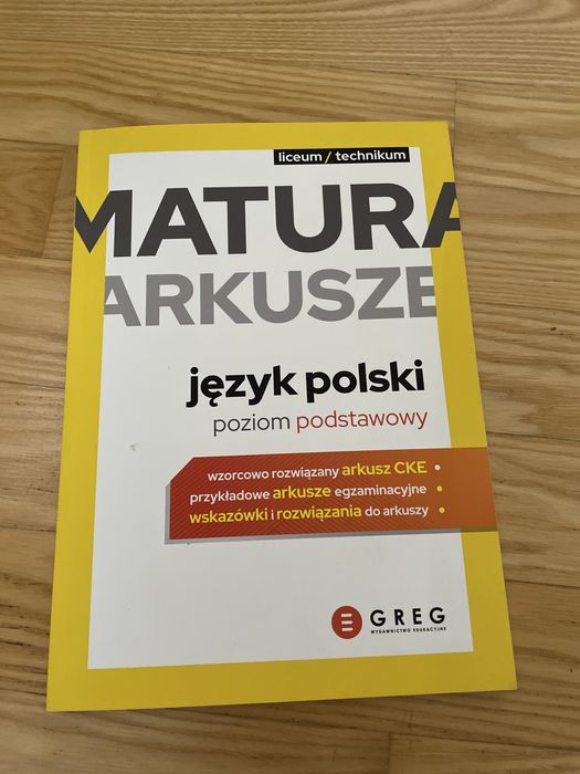 Matura arkusze język polski