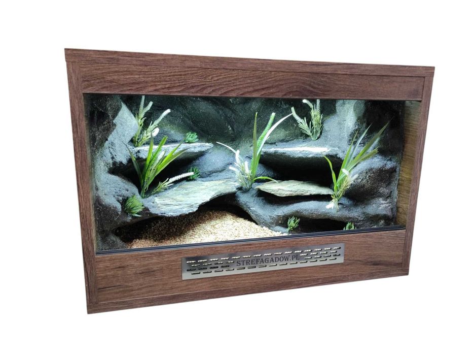 Terrarium pustynne nr713 60/40/40 dla gekona lamparciego NA ZAMÓWIENIE