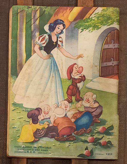 Caderneta completa Branca de Neve e os 7 anoes 1952