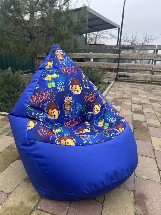Дитяче крісло мішок, груша, пуф, футон, чилзон, мяч, безкаркасне крісо