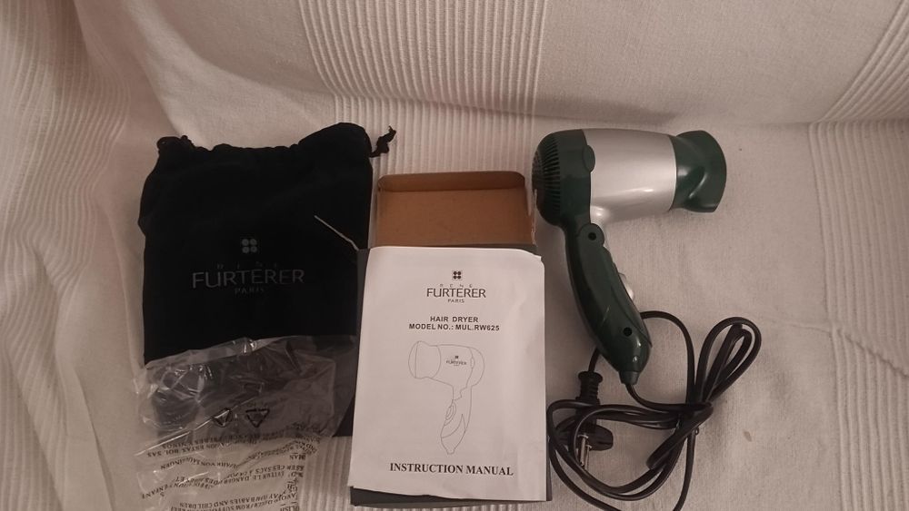 Secador de cabelo de viagem 500W/1000W
