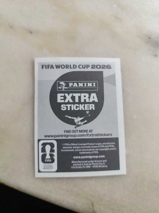 Cromo extra sticker Lionel Messi