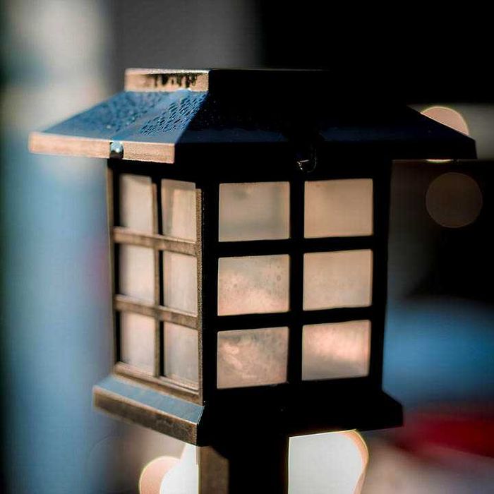 6x LAMPA SOLARNA ogrodowa z czujnikiem zmierzchu wbijane lampy