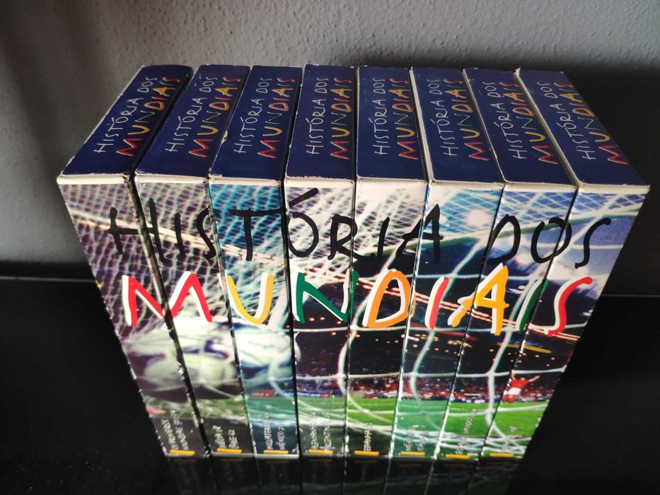 História dos mundiais - 8 VHS -