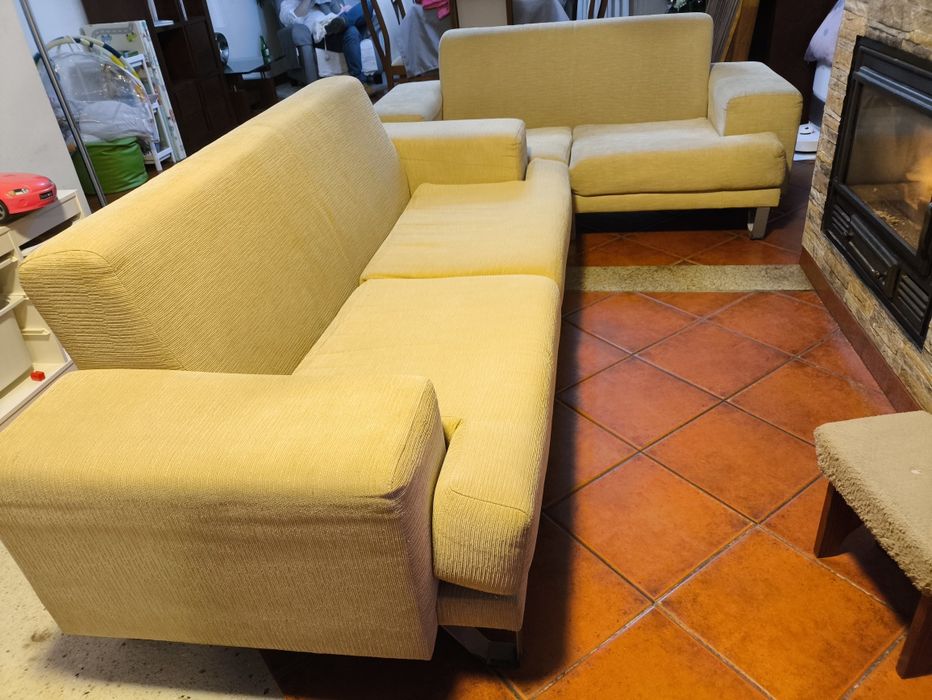 Sofás usados mas em muito bom estado