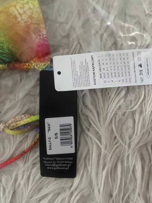 Nowy dwuczęściowy kostium kąpielowy Sally-D Juicy Gabbiano S