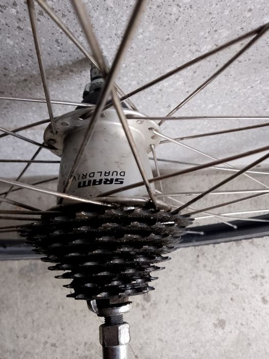 Świetne koło Rodi 28 ,piastą Sachs/sram dual drive 3biegi+kaseta