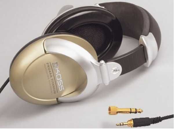 Koss Gold Headphones Studio Headphones Koss Pro 4aat Koss PRO4AA