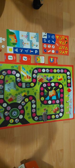 Edukacja drogowa  gra planszowa Clementoni