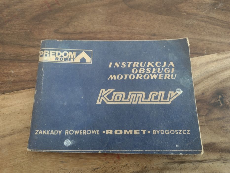 Instrukcja obsługi motoroweru KOMAR