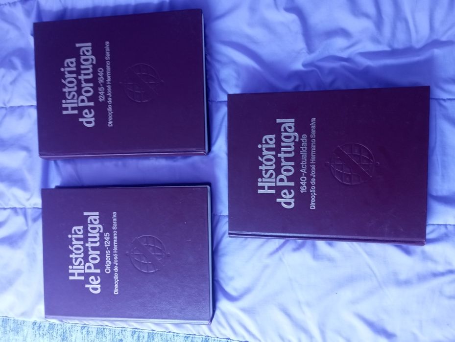 3 volumes da história de Portugal e os Descobrimentos portugueses