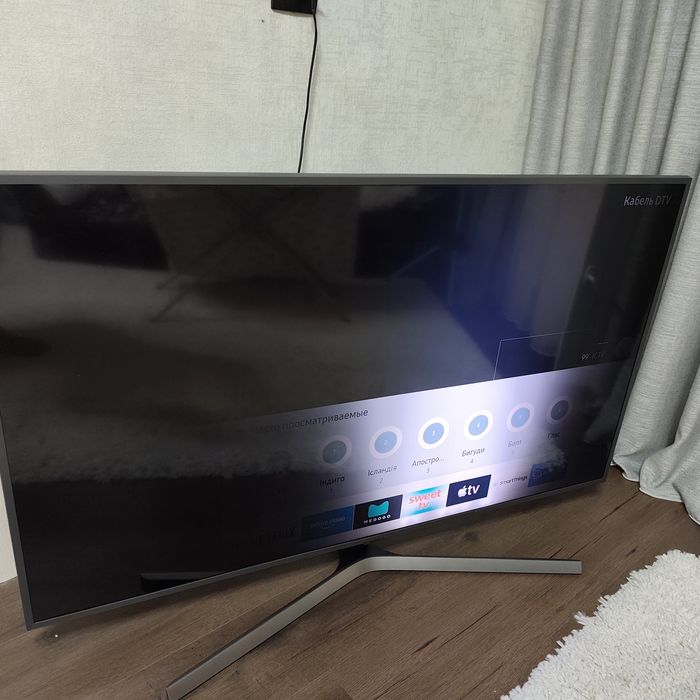 Телевизор SAMSUNG 55", SMART, Wi-Fi,4K