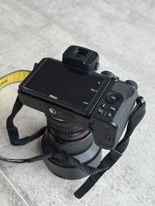Nikon Z50 4K + 3 obiektywy Samyang 14 mm, Nikkor 35 i 50 mm