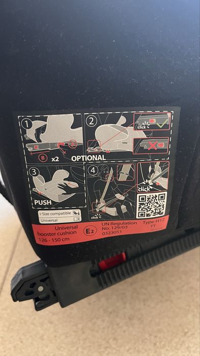 Cadeira criança com ISOFIX