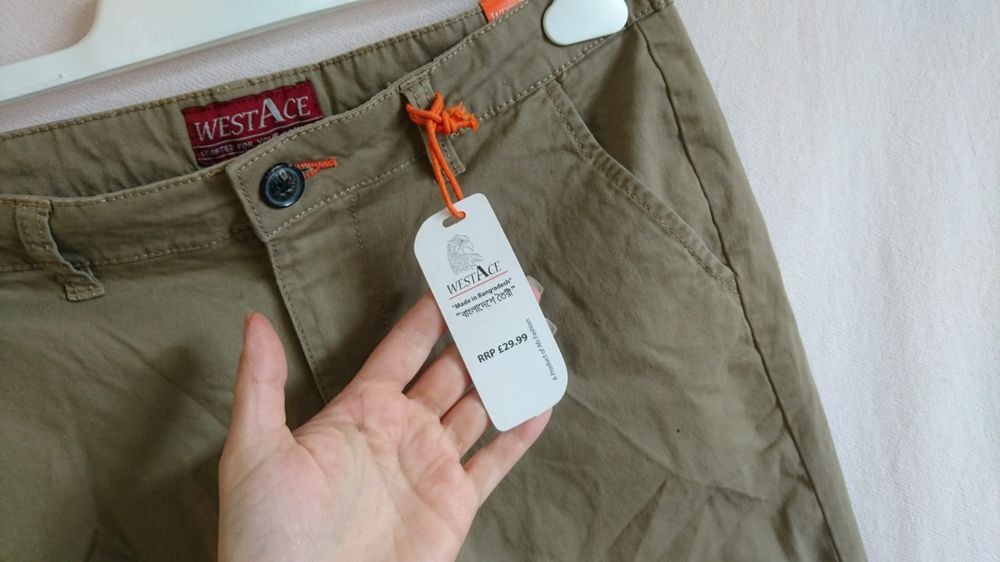 Spodnie męskie klasyczne na codzień  32/30 Chinosy Westace