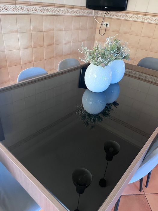Mesa jantar extensível