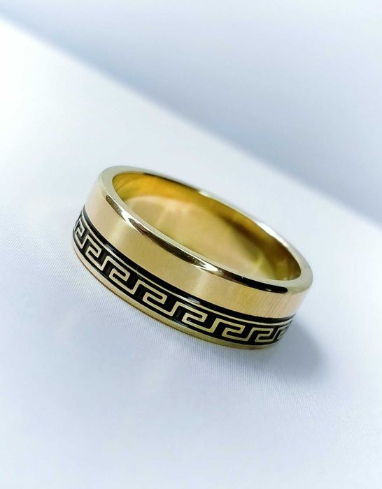 Pierścionek Obrączka Stal chirurgiczna Xuping 18K r.7