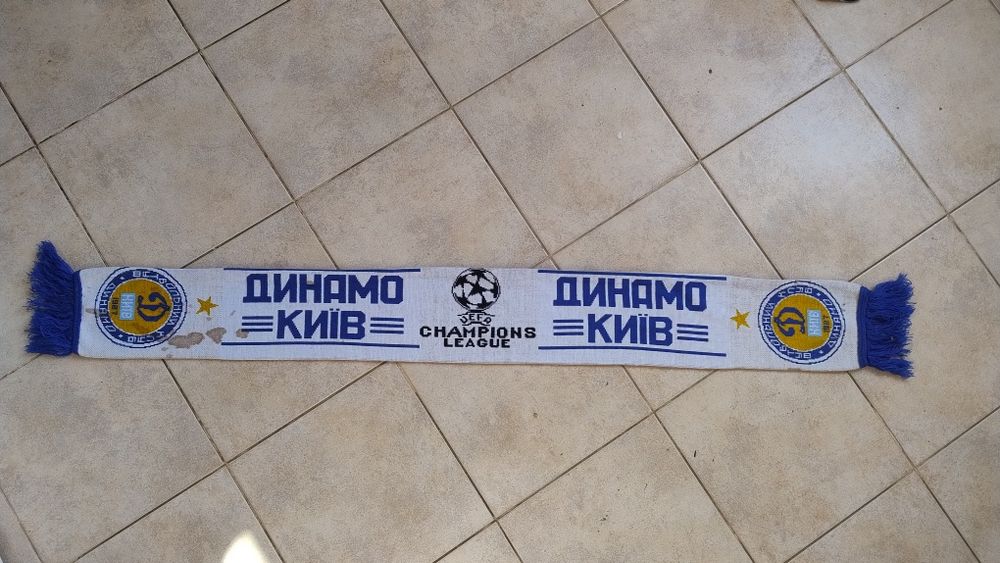 Футбольний шарф ФК Динамо Київ (Ліга Чемпіонів) / Шарф роза Динамо