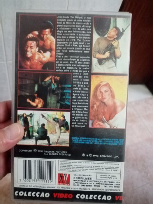 Filme VHS "Duplo Impacto"