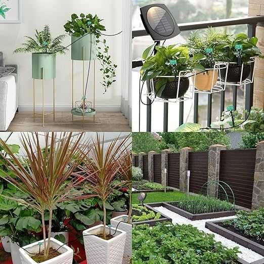 Automatyczny system nawadniania solarnego 15m 12 trybów balkon ogród