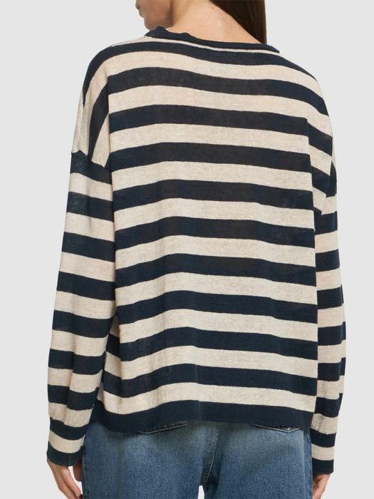 Лляний светр лонгслів Max Mara S M оригінал 100% льон