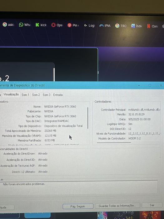 Troco macbook Setup Gaming Ler descrição : RTX 3060 12GB | i5-10400F | Monitor AOC 27” 165Hz |