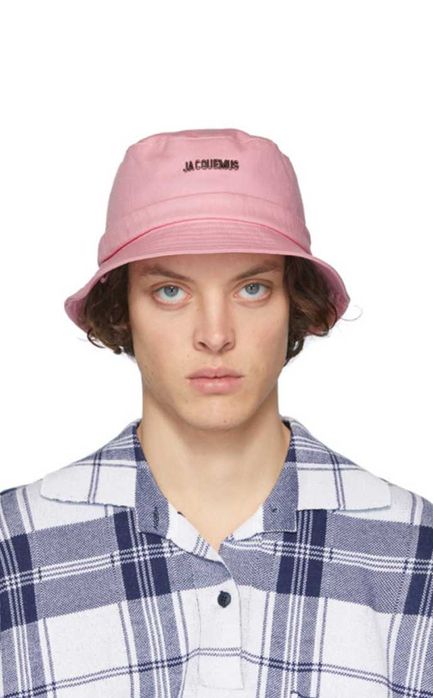 Панама Jacquemus Le Bob Gadjo Blue \ White \ Pink