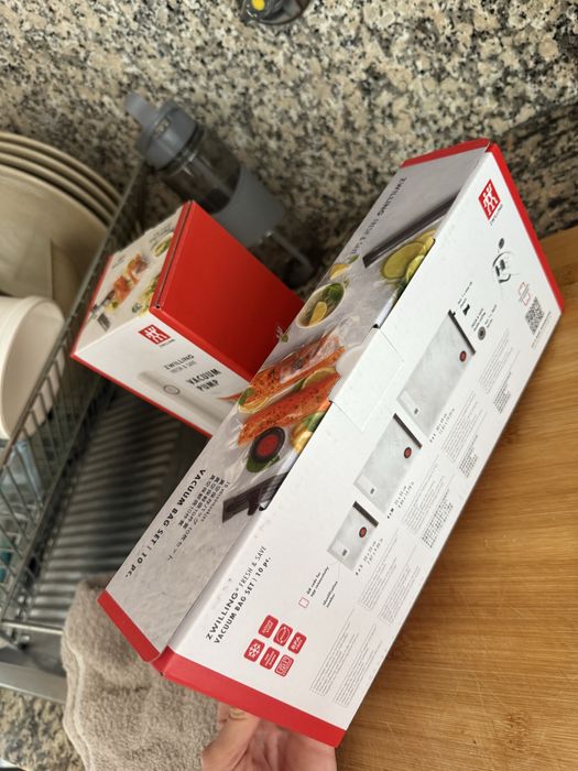 Bomba de selagem e sacos