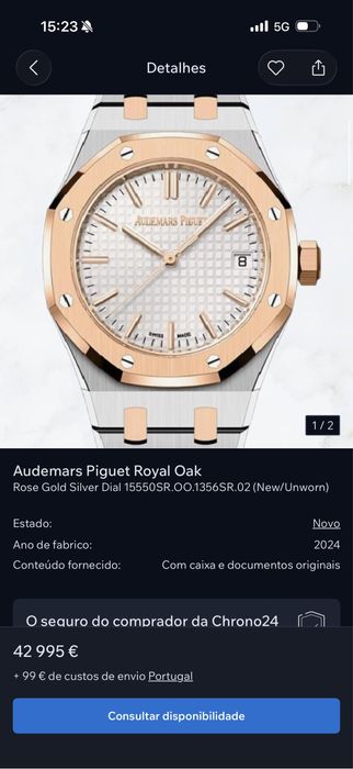 Audemars Piguet Royal Oak | Rose gold silver